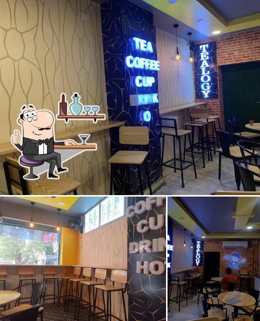 The interior of Tealogy Cafe Jodhpur