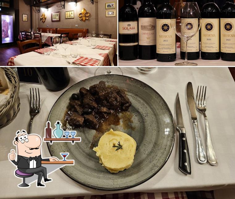 Gli interni di Antica Osteria Toscana