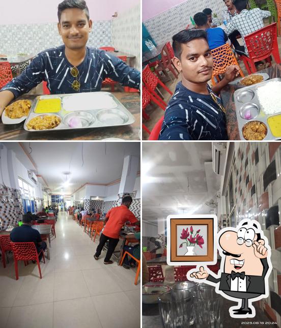 The interior of Hotel Pandit,DADHIMACHHA GADIA