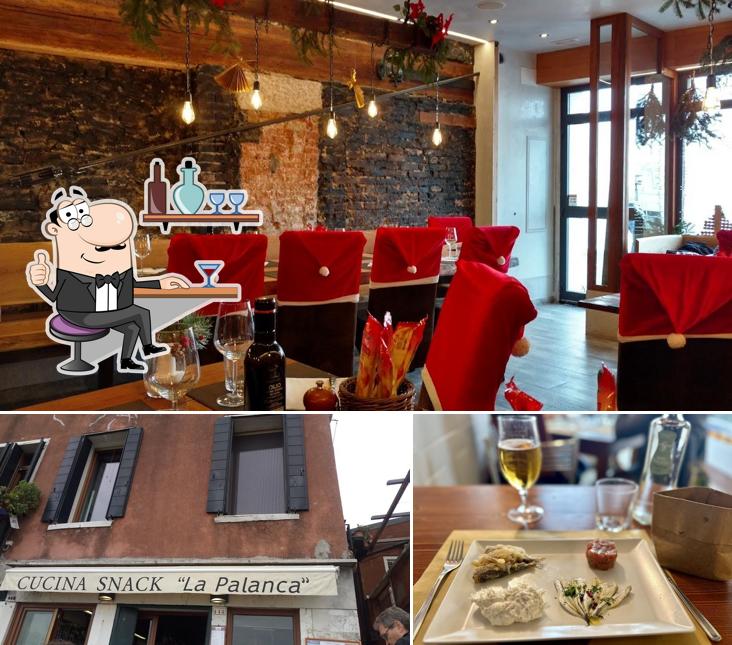 Gli interni di La Palanca