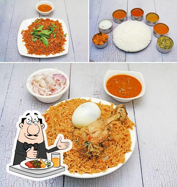 Food at Sri Pandiyan Hotel
