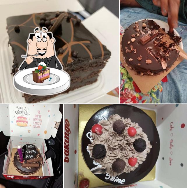 Chocolate cake at Bakingo
