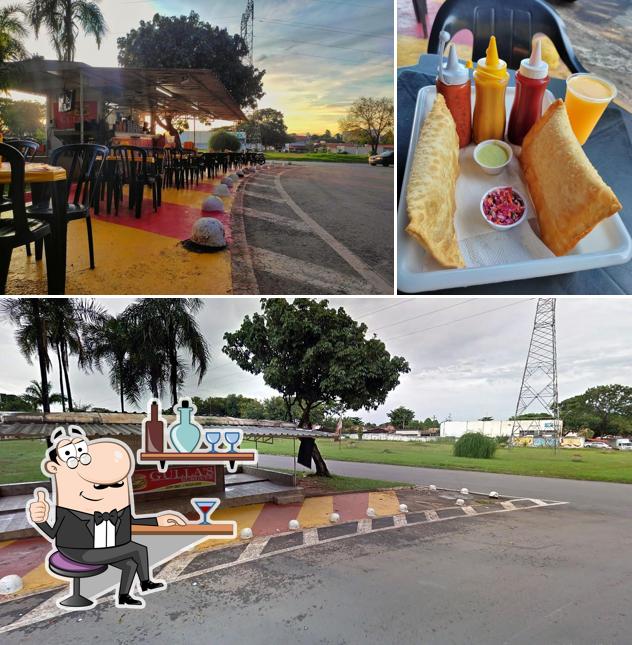 O interior do Gulla's Burguer Parque das Laranjeiras