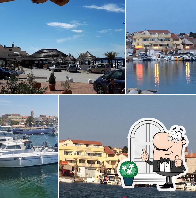 La parte esterna è una caratteristica importante di Vila Ljubica