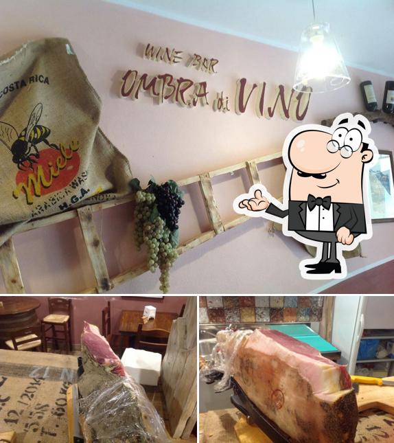 La foto di interni e la carne da Ombra Di Vino