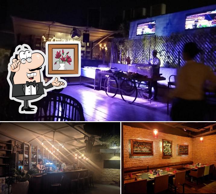 Check out how Pyramid Ambala Cafe Lounge Bar Microbrewery Nightclub Sky bar Restaurant looks inside