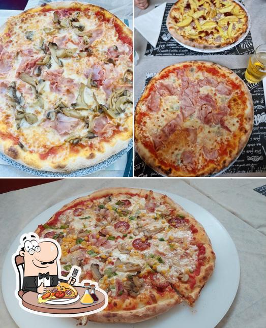 A Pizzeria Bar MariLù, puoi provare una bella pizza