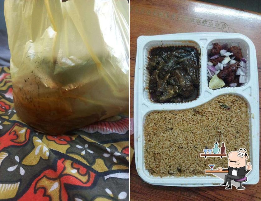 The interior of Al Madina Biriyani