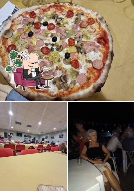 La foto della interni e pizza di Circolo Arci