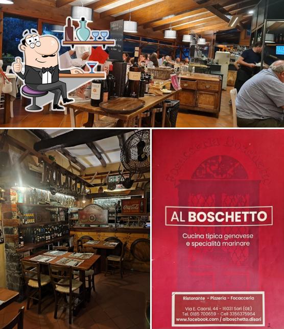 Siediti a un tavolo di Ristorante Il Boschetto