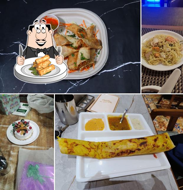 Spring rolls at Sandeep Hotel & Restaurant