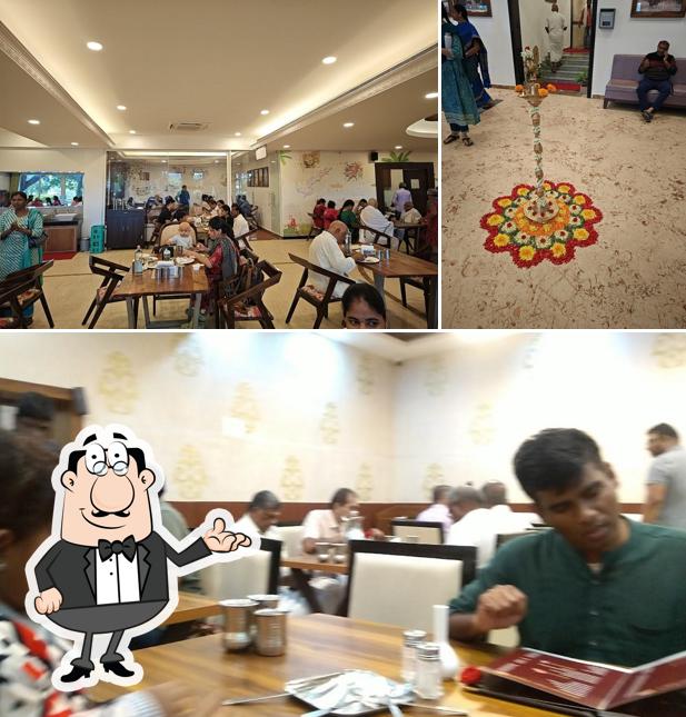 The interior of Sarangi Restaurant