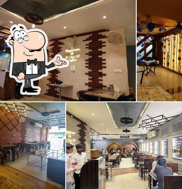 The interior of Cafe My Frappe Rohtak