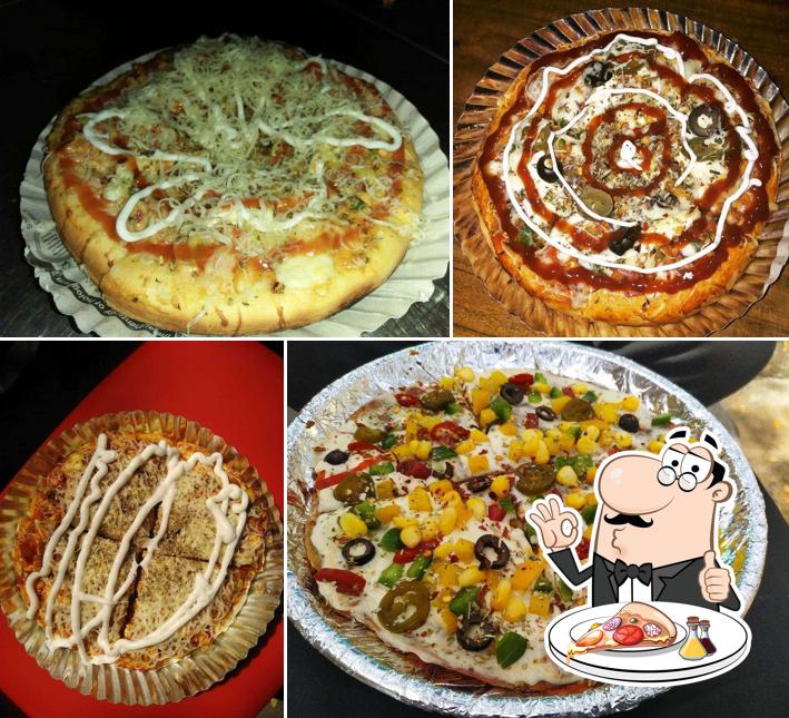 Pick pizza at Metro Cafe