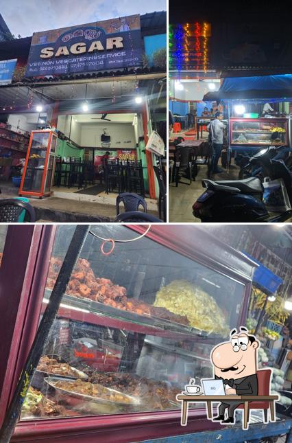 The interior of Sagar Mess