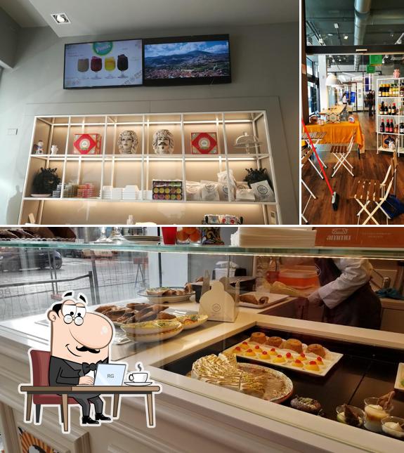 Gli interni di Ammu Cannoli Espressi Siciliani