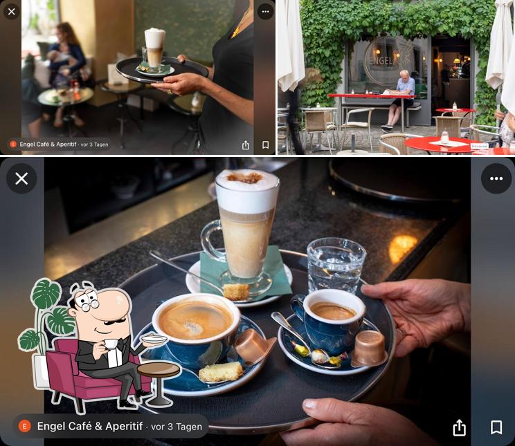 Siediti a un tavolo di Engel Café & Aperitif
