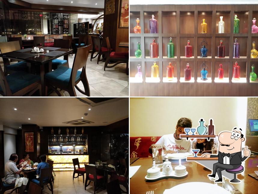 Take a seat at one of the tables at Mandarin Asian Kitchen