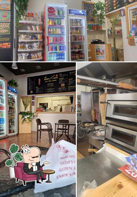 Gli interni di Kebab&pizza nazionale