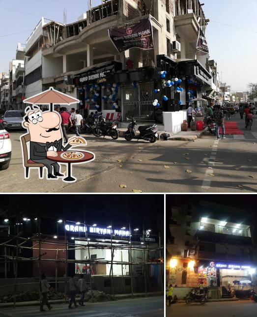 The exterior of GRAND BIRYANI MAHAL