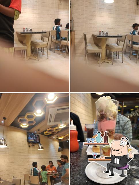 The interior of Cafe 7 Bees