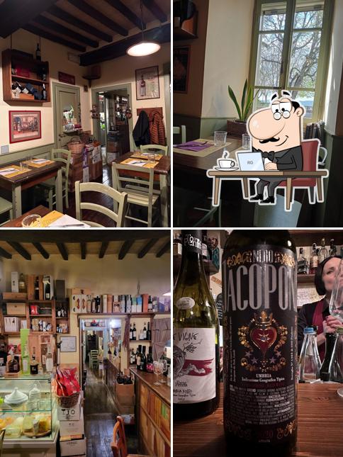 Gli interni di Enoteca Oberdan