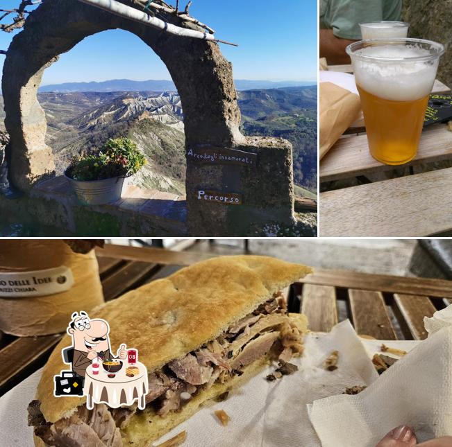 Panino con maiale stirato al L'Arco del Gusto