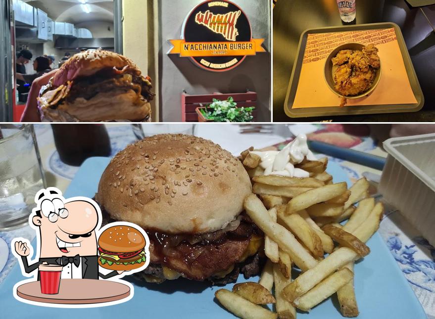 Ordina un hamburger a N’acchianata