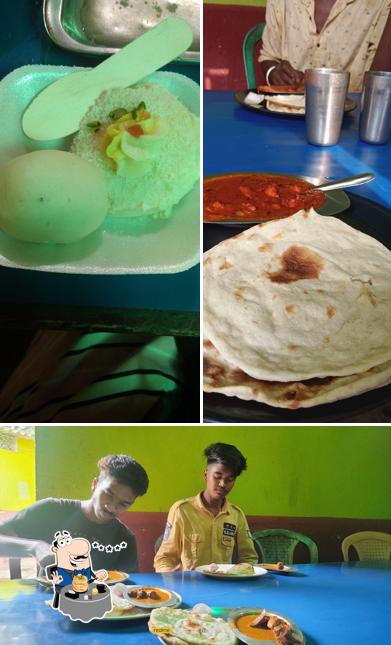 Take a look at the photo depicting food and interior at Hotel Neel Gagan