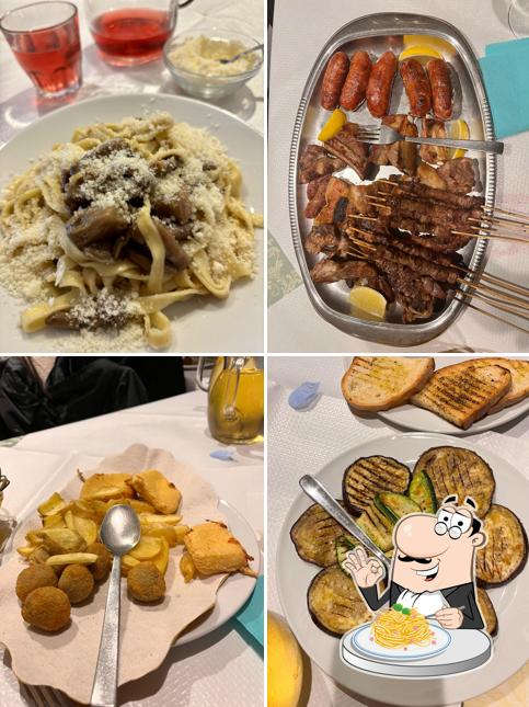 Spaghetti alla carbonara al Locanda Dei Faraoni