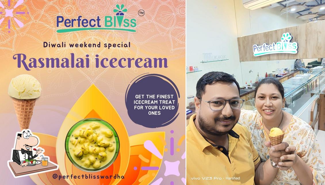 Food at Perfect Bliss Ice cream