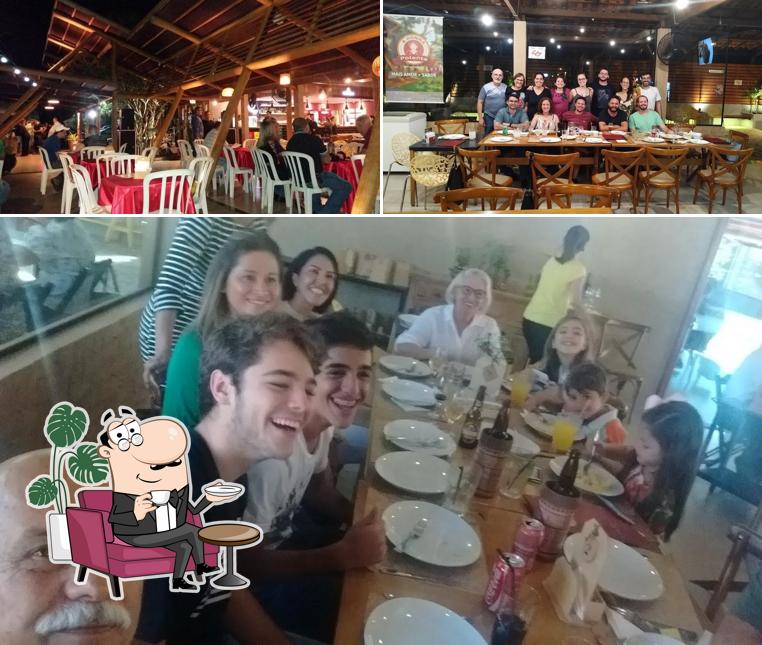 O interior do A Donna Polenta Restaurante