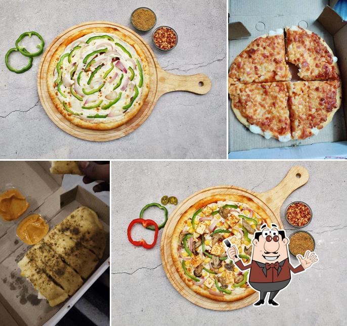 Food at Firehouse Pizza