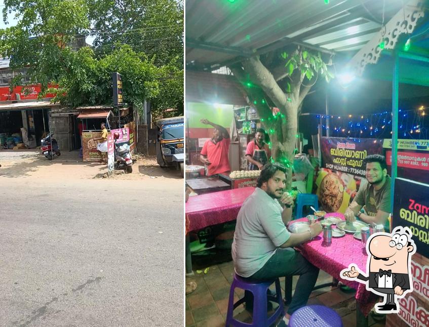 The interior of Zam zam Biriyani centre and Fast food