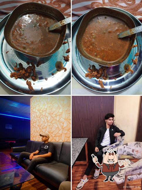 The image of food and interior at The Engineer's Cafe