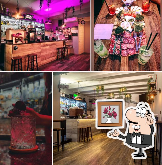 Gli interni di Garrison Bar