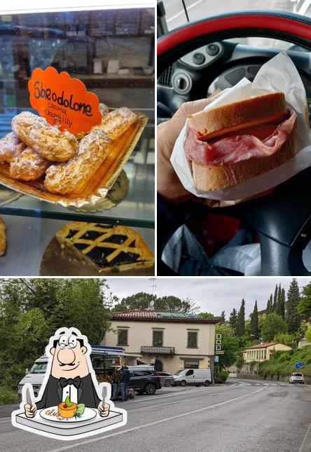 Bar Marconi si caratterizza per la cibo e esterno