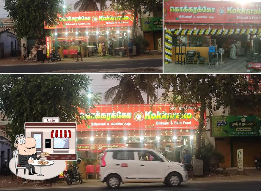 The exterior of KOKKARAKO BIRIYANI & FAST FOOD