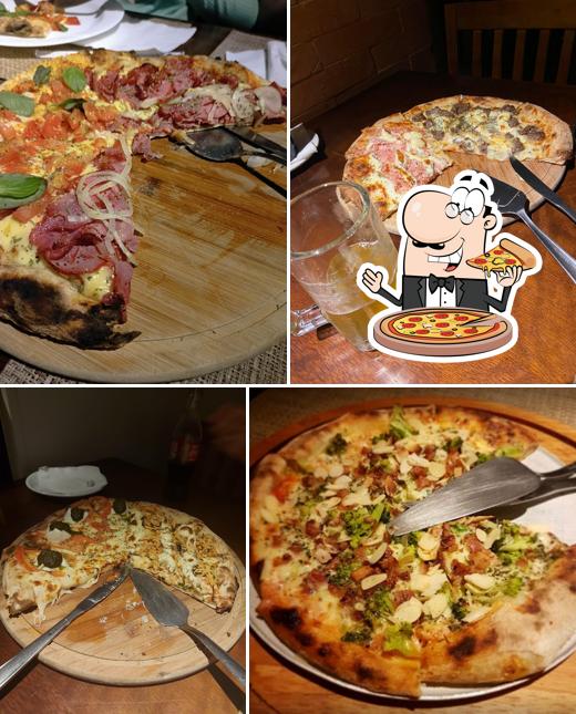 Peça pizza no Entre Cortes Floripa