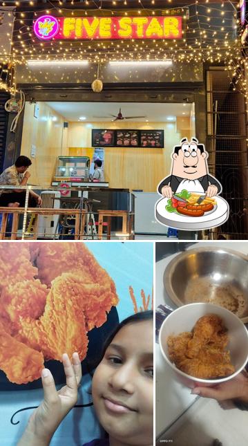 The photo of food and interior at Five star chicken
