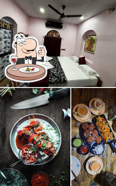 The image of food and interior at Aarale Cafe & Home Stay