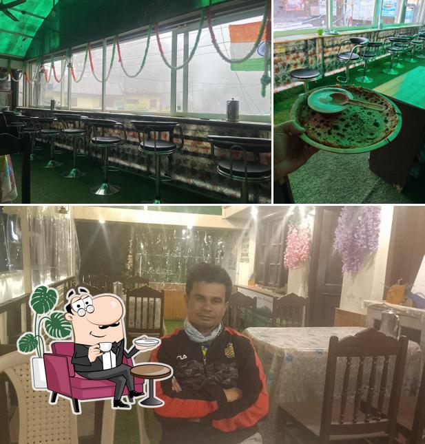 The interior of Apna Adda Cafe - Best vegetarian cafe in Dalhousie