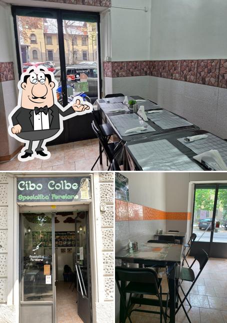 Dai un'occhiata agli interni di Cibo Colbe