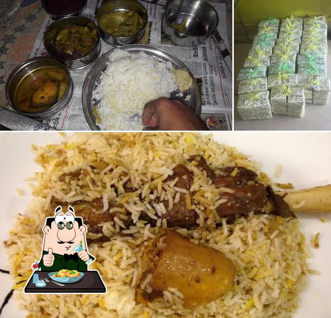 Meals at Kolkata Haji Biriyani