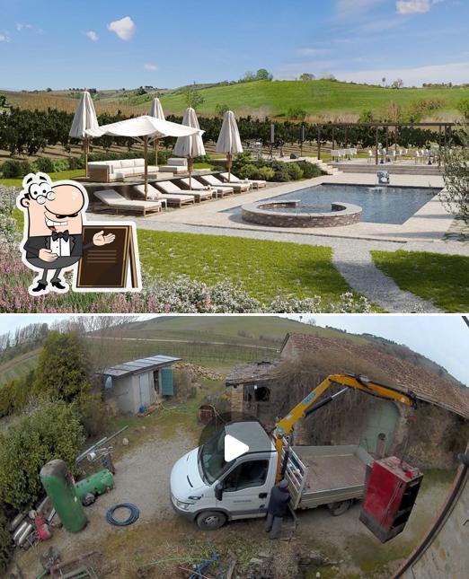Gli esterni di La Torre sulla via Francigena