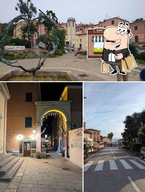 Tra le diverse cose da Pizzeria Spaghetteria La Frana si possono trovare la esterno e interni
