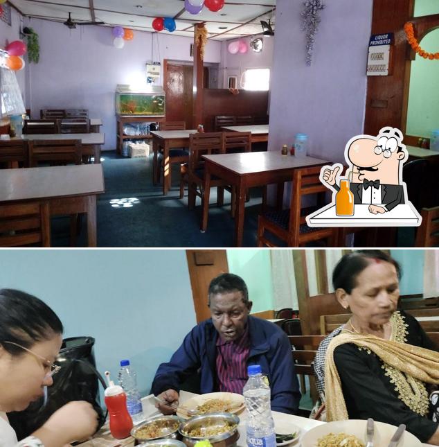 Enjoy a drink at Pooja Restaurant