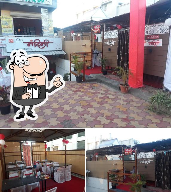 The exterior of Hotel Nandini Resto & Bar