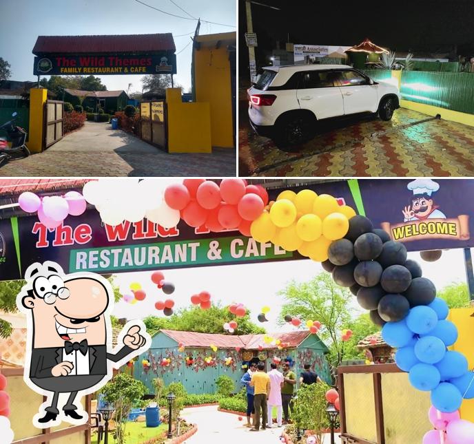 Check out how The Wild Theme restaurant looks outside
