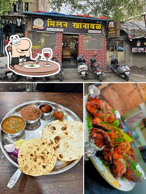 Among various things one can find food and exterior at Milan Khanawal